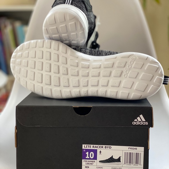 Adidas Cloudfoam Lite Racer BYD Running Mens Shoes - Picture 3 of 5